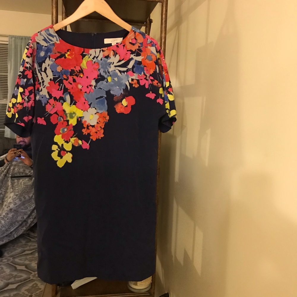 Floral print dress